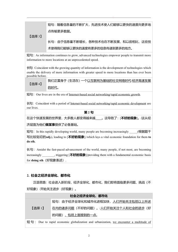 26考研晶婷写作大作文-十大万能原因