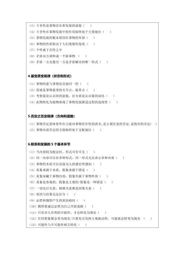 26考研苏一《提分手册》--自测本(马原)