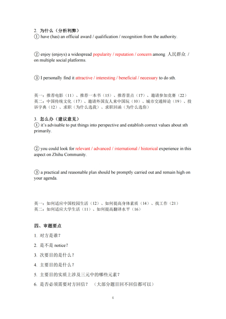 26考研monkey作文模板入门讲义