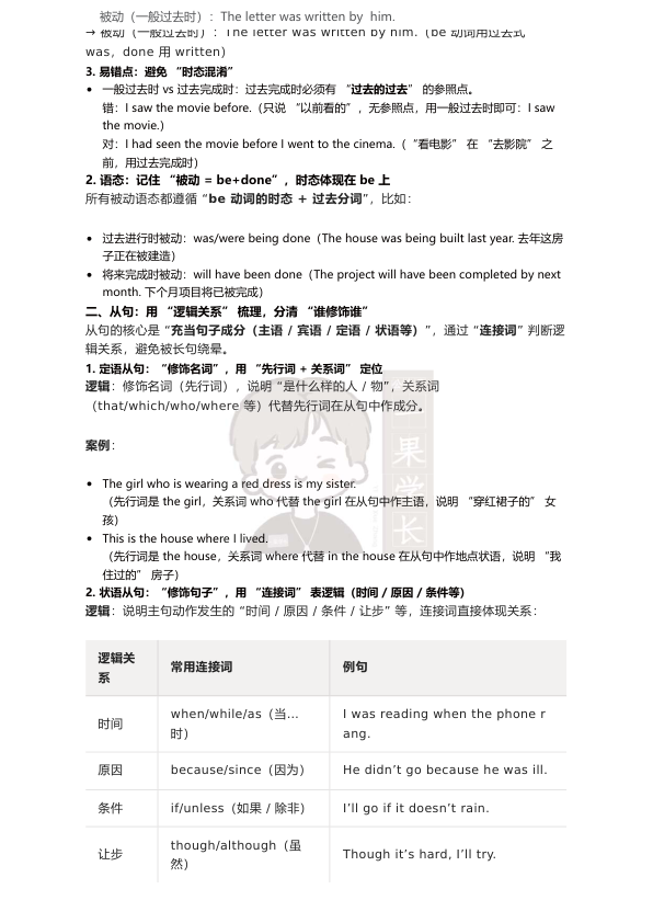 27考研语法体系构建技巧