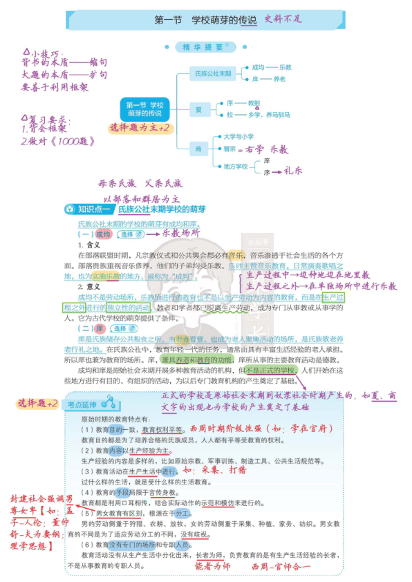 27考研教育学丹丹311课堂笔记中教史