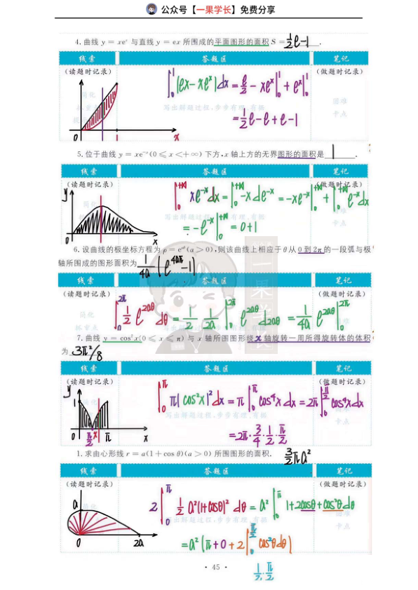 27考研武忠祥高数基础篇《严选题》答案第六章