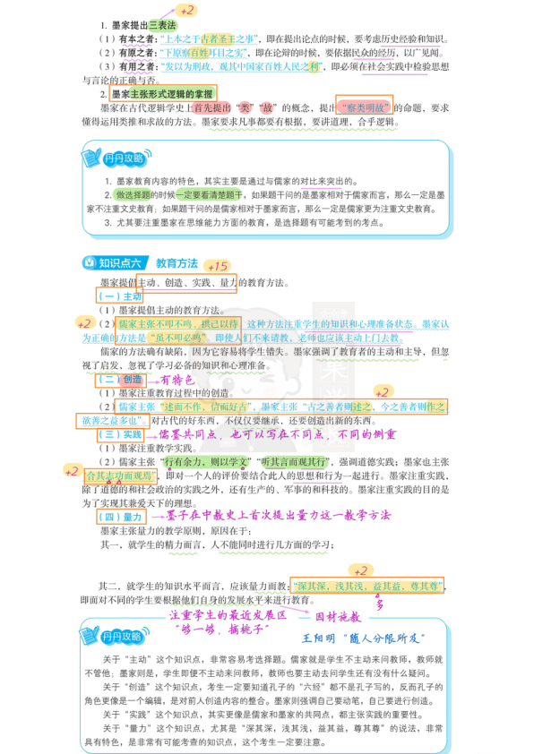 27考研教育学丹丹中教史墨子的教育思想(1)