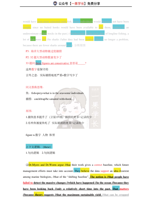 27考研柴荣英一2006年T3阅读精讲课堂笔记