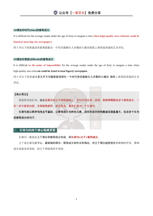 27考研颉斌斌66句语法笔记（南山）