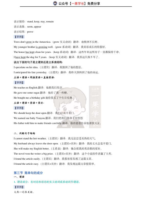 27考研刘晓艳语法精讲笔记长难句讲解