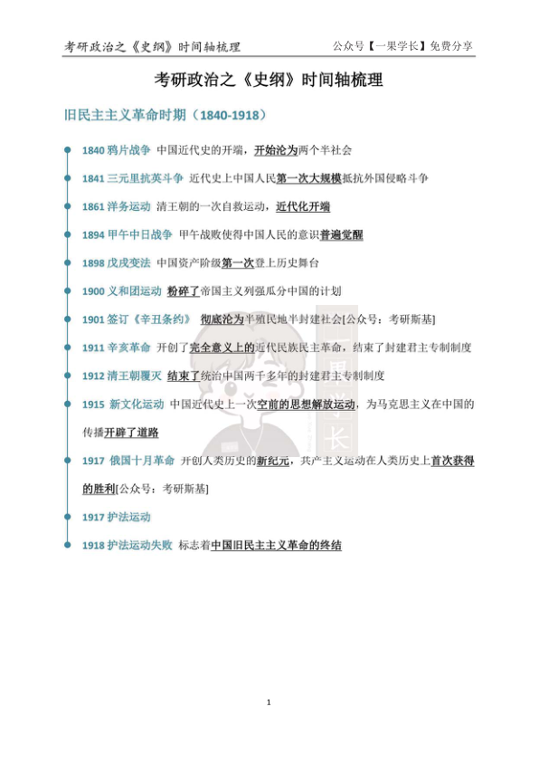 27考研史纲时间轴（斯基）