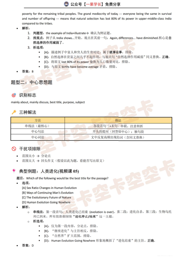 27考研唐迟阅读方法论（空卡）