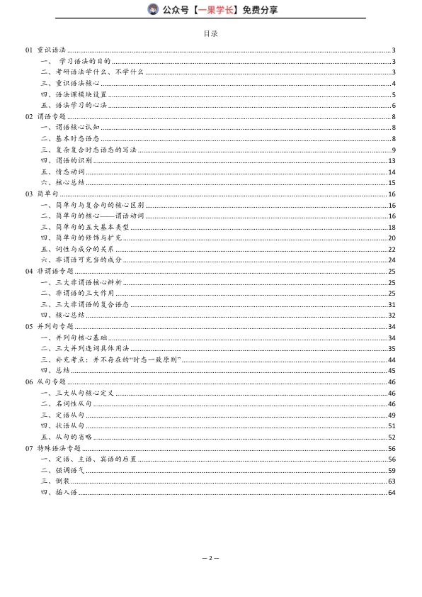 27考研Monkey锐讲语法重拾语法