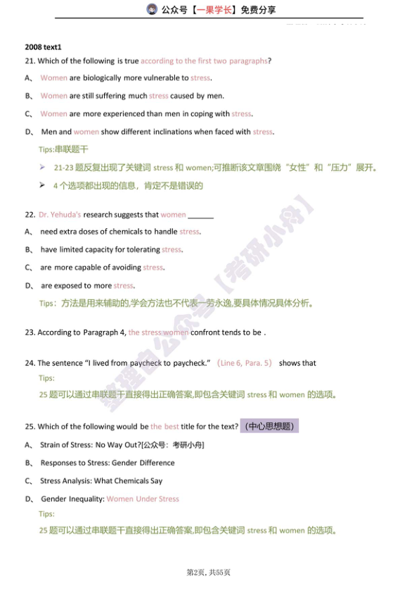 27考研唐迟阅读方法论笔记（小舟）