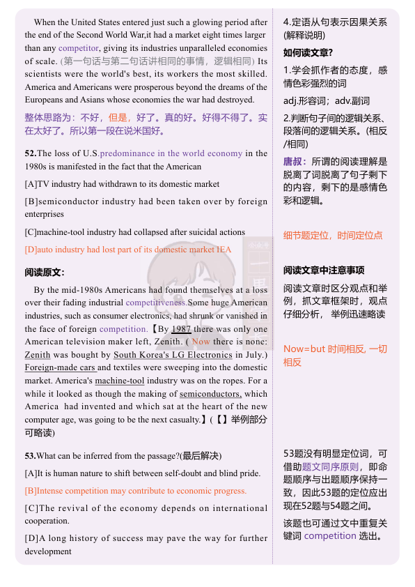 27考研18封神版唐迟阅读方法论精华（诗兄）