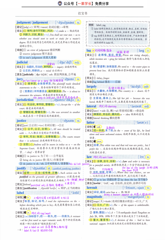 27考研娜拉红宝书笔记U1（PDF标注版）（南山）
