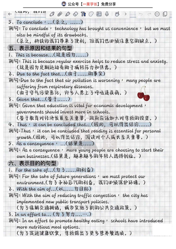27考研英语必备高分句型