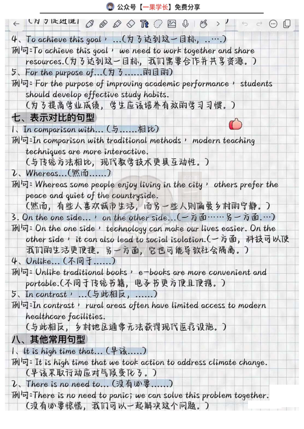 27考研英语必备高分句型