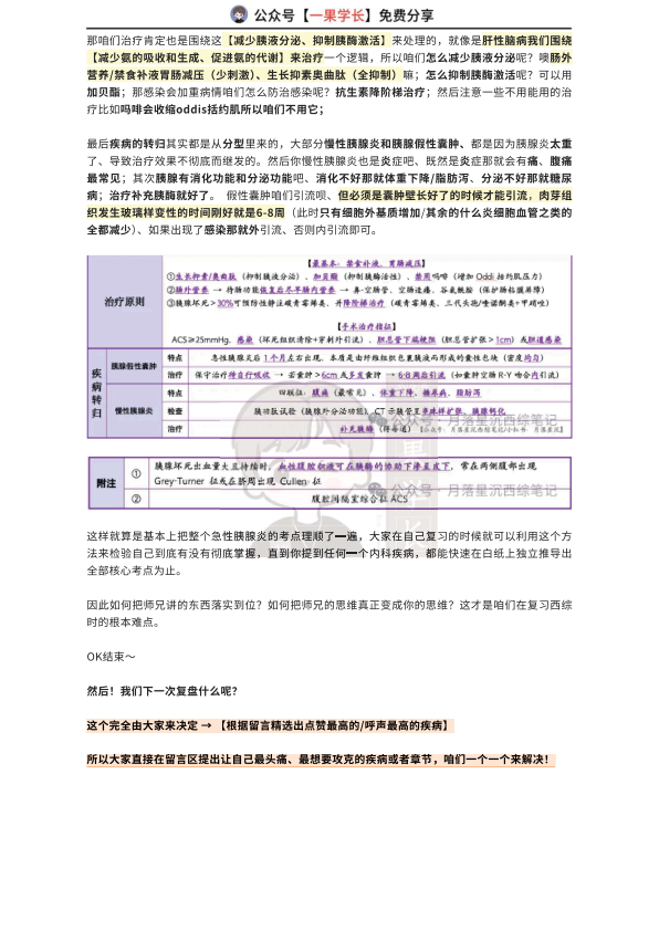 27考研西综ttsx月落10分钟吃透急性胰腺炎
