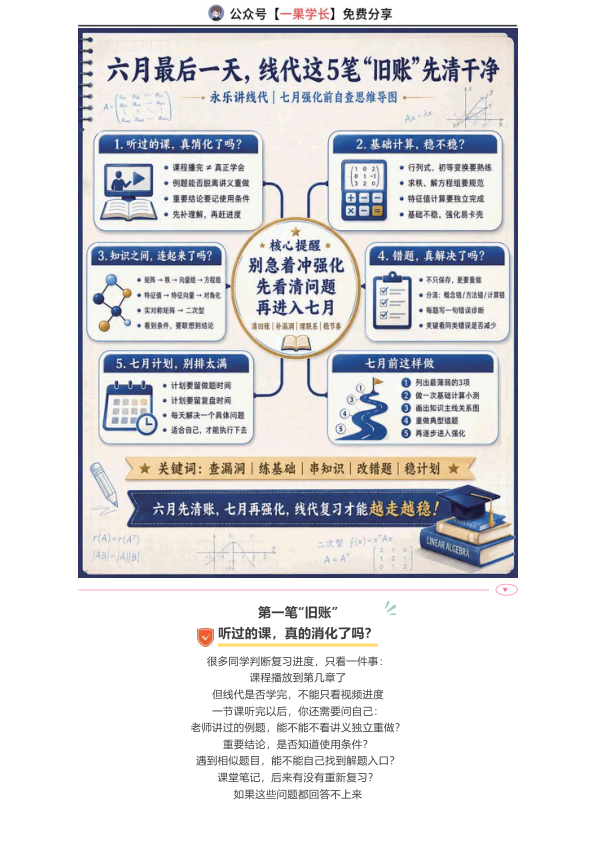 27考研李永乐公众号线代的“5笔旧账”