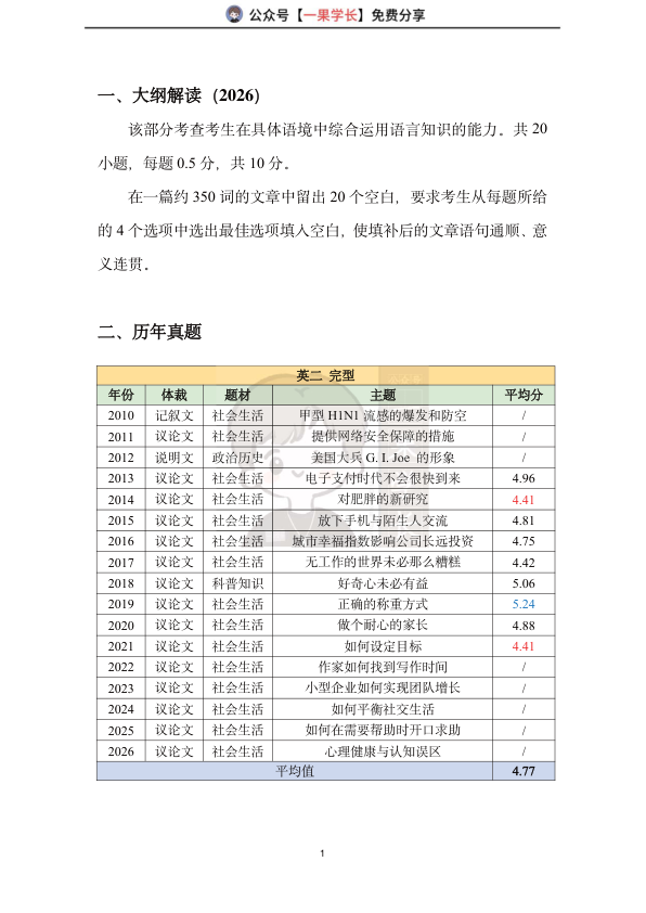 27考研柴荣英二强化完型讲义