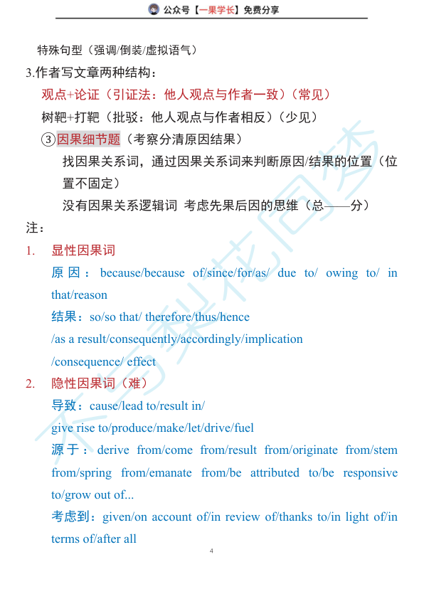 27考研柴荣阅读方法论六大题型
