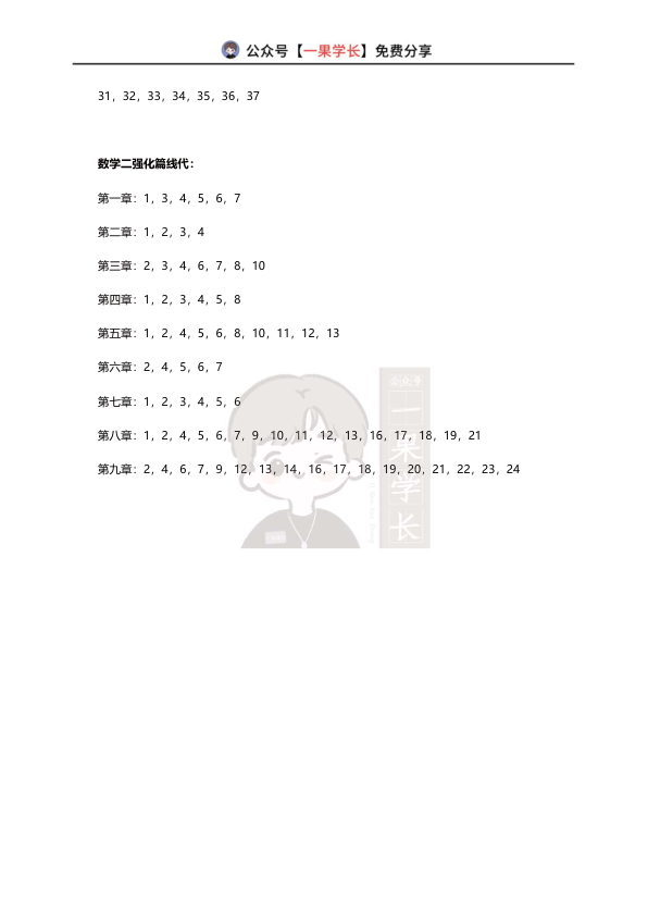 27考研张宇《题源1000题》（数学二）强化篇重点题