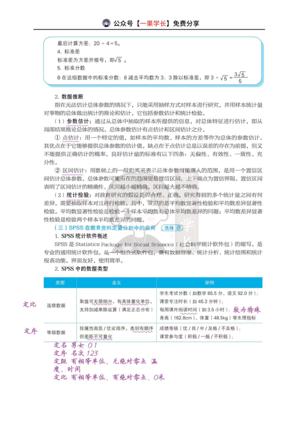 27考研丹丹311教研 研究资料的整理与定量分析