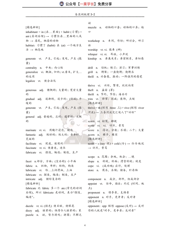 27考研英语易混词梳理