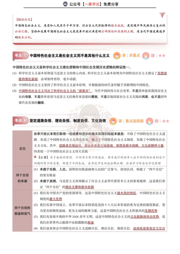27考研研途可期大满贯：新思想（第一章）