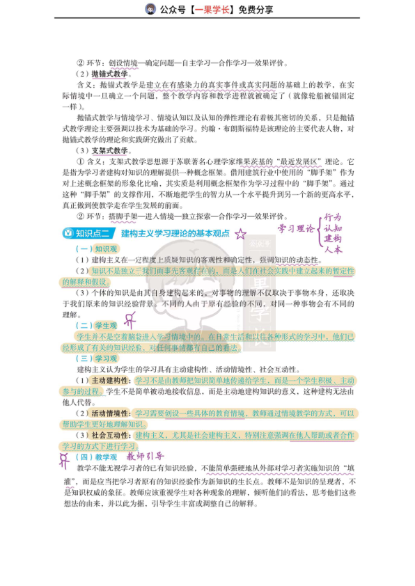 27考研教育学丹丹教心:建构主义学习理论