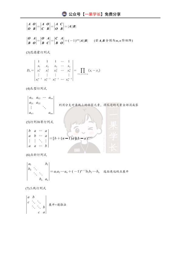27考研近20年真题考过的线代结论+公式全总结