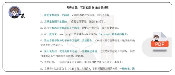 26考研英语真题56条命题规律