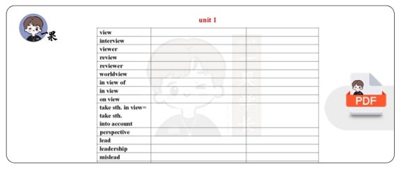 26考研恋恋有词识记强化分册默写本