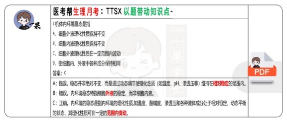 26考研西综医考帮生理月考