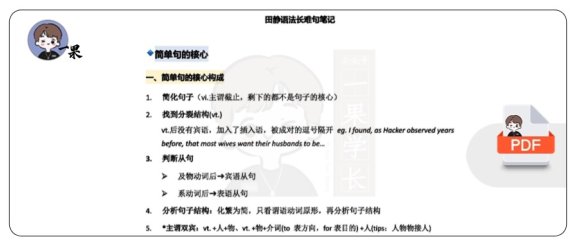 26考研田静语法笔记