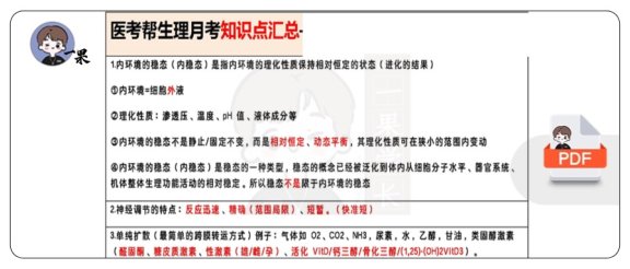 26考研西综医考帮生理月考知识点汇总