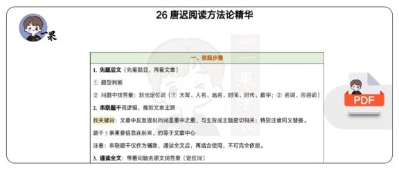 26考研阅读方法论精华26版（唐迟）