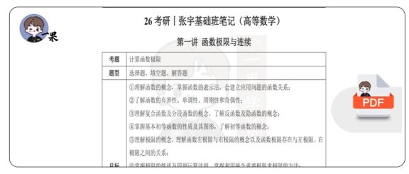 26考研张宇高数基础班笔记（斯基）