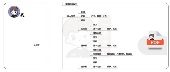 26考研法硕新版戴寰宇民法思维导图(人格家事侵权知产)