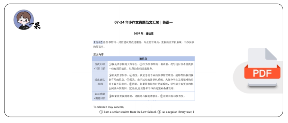 26考研潘赟小作文真题范文英语一(利之)