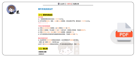 27考研西综ttsx循环系统：治疗方法汇总