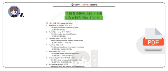 27考研74个必须掌握的逻辑词汇总