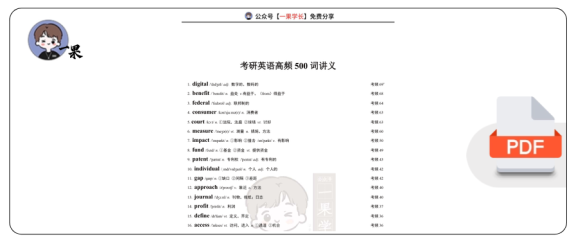 27考研高频500词