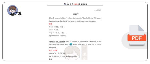 27考研柴荣阅读长难句解析2006