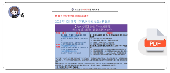 27考研408灰灰【应用题速通】计算机网络