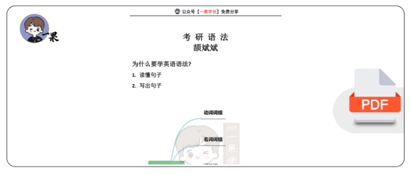 27考研多分頡斌斌语法笔记
