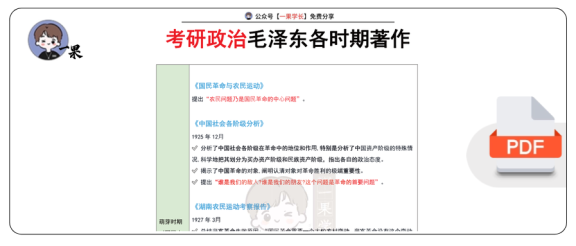 27考研南山毛泽东各时期著作总结