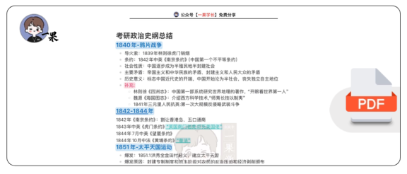27考研政治史纲重点总结