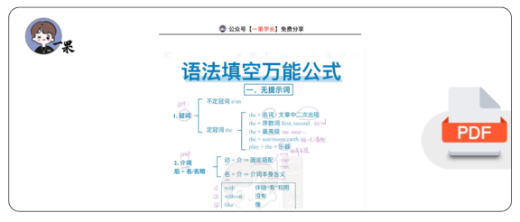 27考研语法填空万能公式