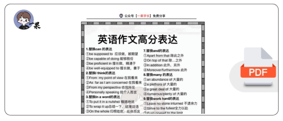 27考研英语作文高分表达