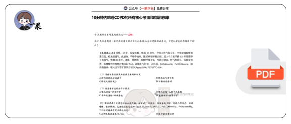 27考研西综ttsx月落10分钟吃透COPD核心考法