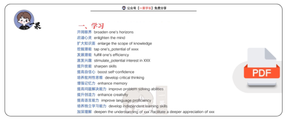 27考研作文高频短语