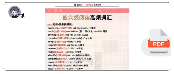 26四六级阅读高频词汇